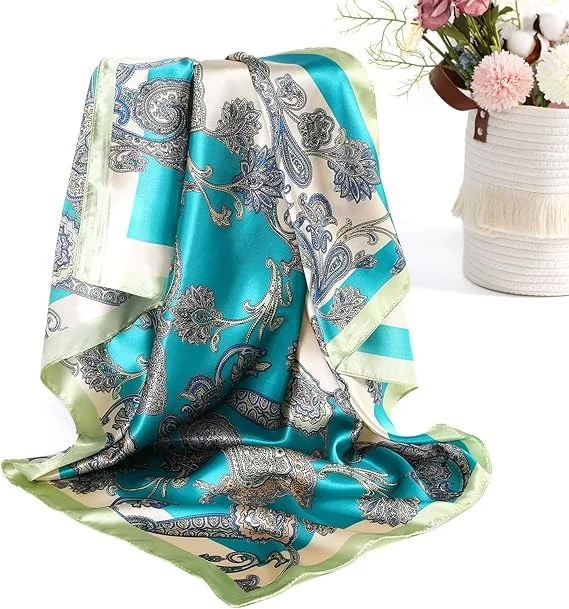 Leverancier 35 inch Slaapzakdoek voor de Nacht - Sjaal met Rattan Cashewnotenprint en Bloemenprint