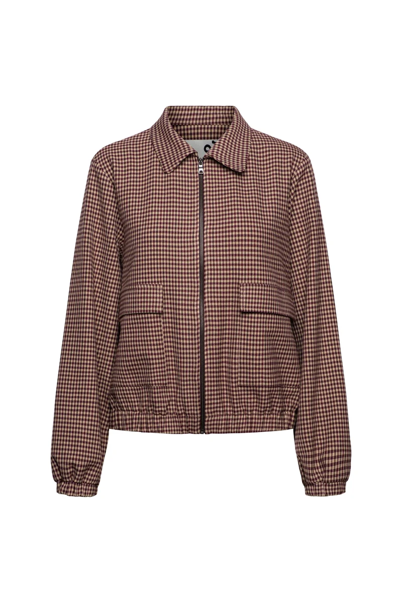 Jacket Ceylin Check Sand Multi JA169-1