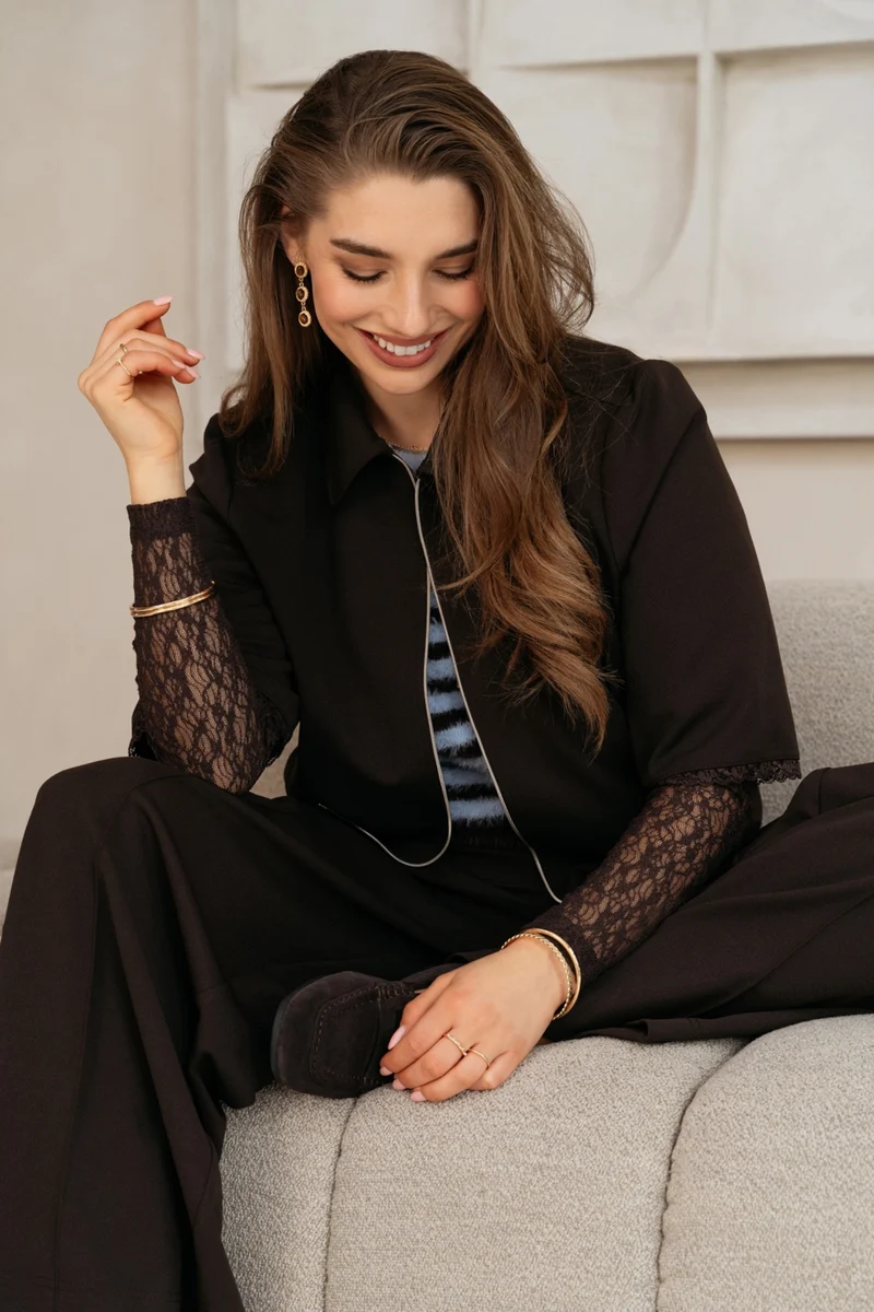 Jacket Ginni Dark Chocolate JA168