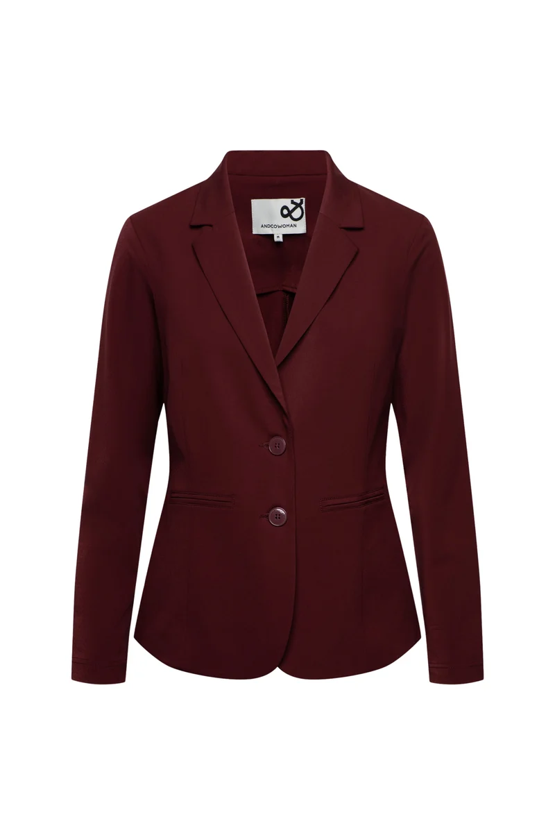 Travel Blazer Phileine Burgundy BZ110-2