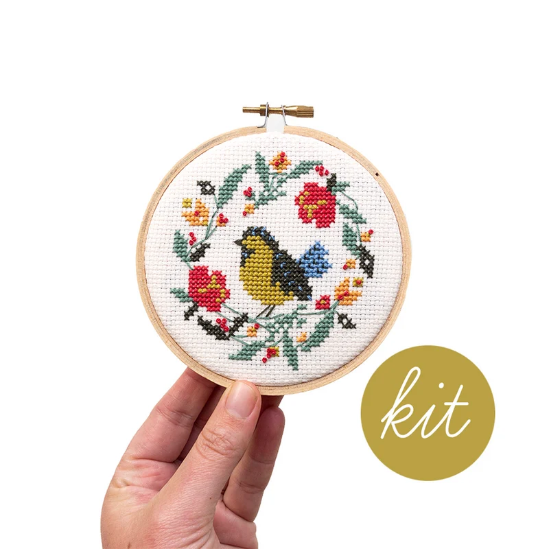 Seasonal Birds Cross Stitch Kits