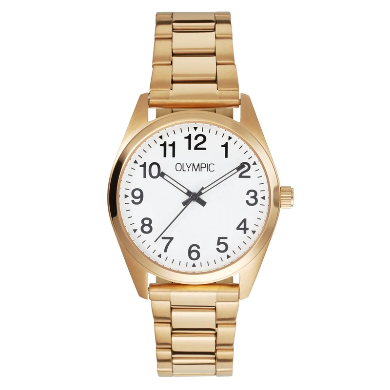 Olympic Marcel Goudkleurig Herenhorloge OL89HDD002