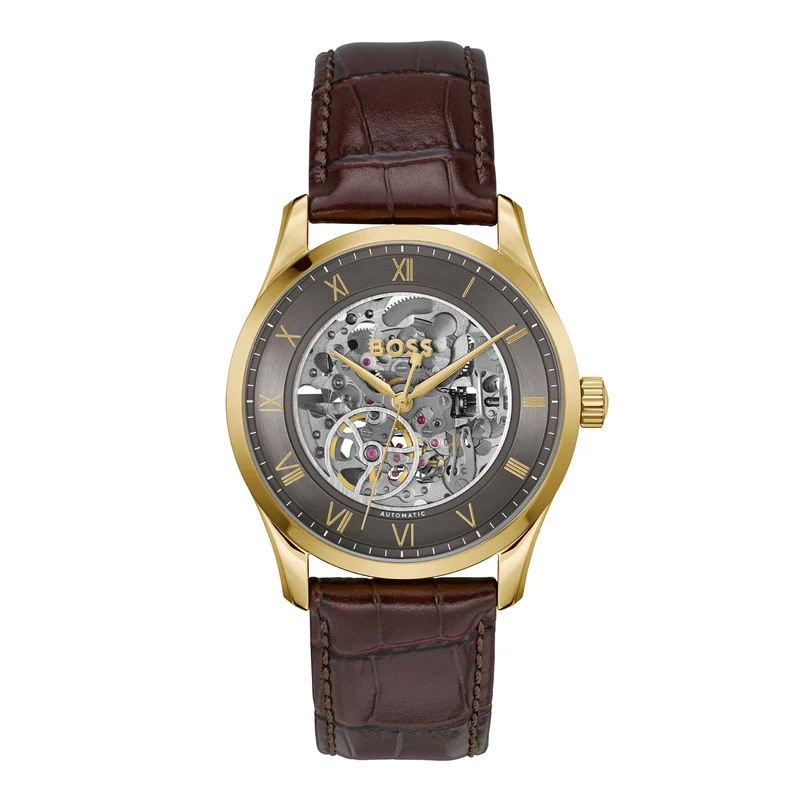 Hugo Boss Principe Skeleton Men's Watch HB1514235