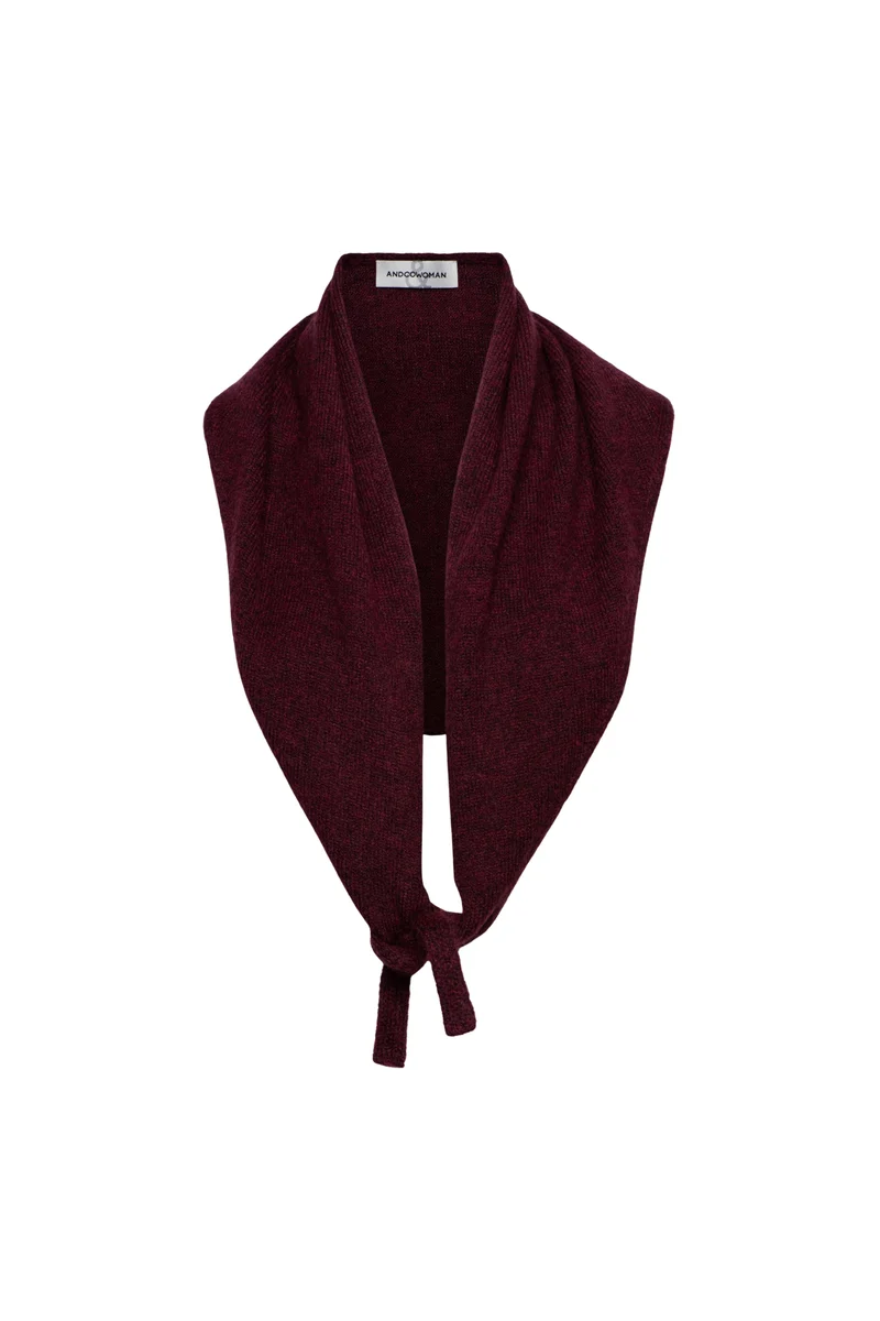 Sjaal Boukje Burgundy AC102