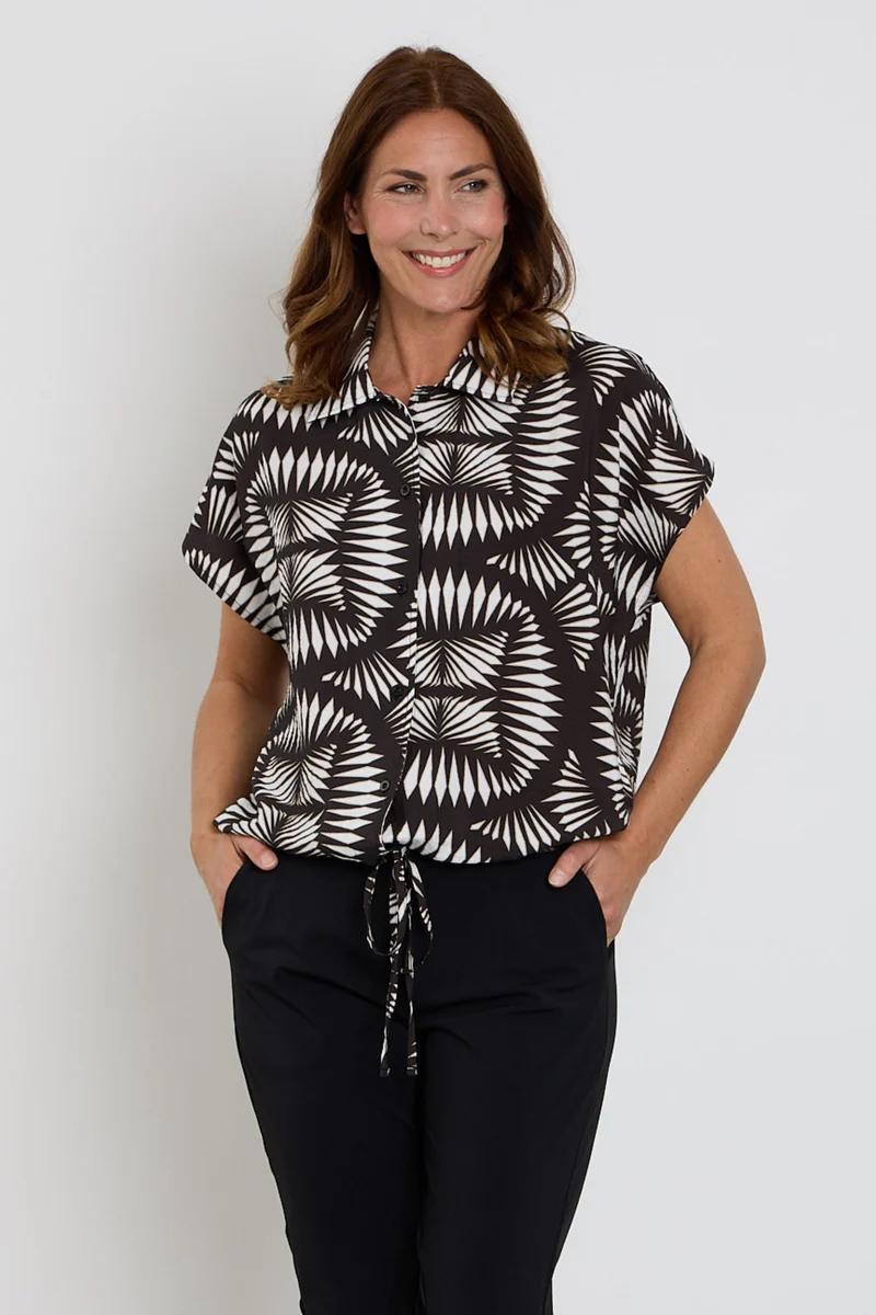 Blouse Melanie Black Sand 263
