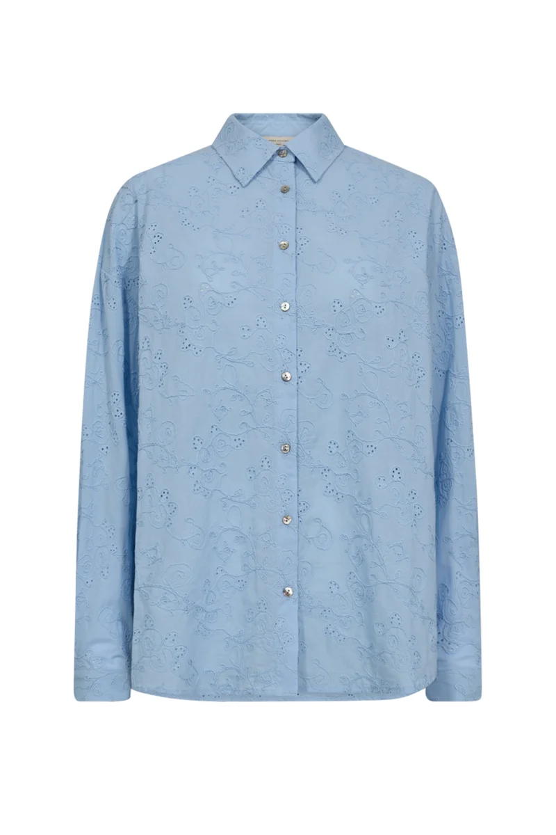 Blouse Fquniqua Chambray Blue