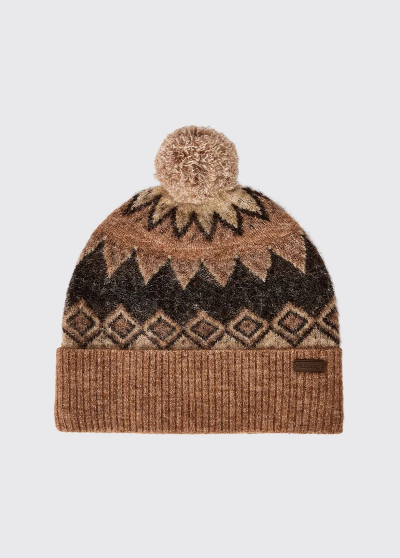 Coolroe Gebreide pompon Muts - Oat Multi