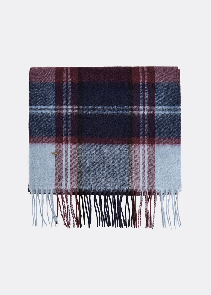 New Ross Sjaal Ruit-dessin - Navy