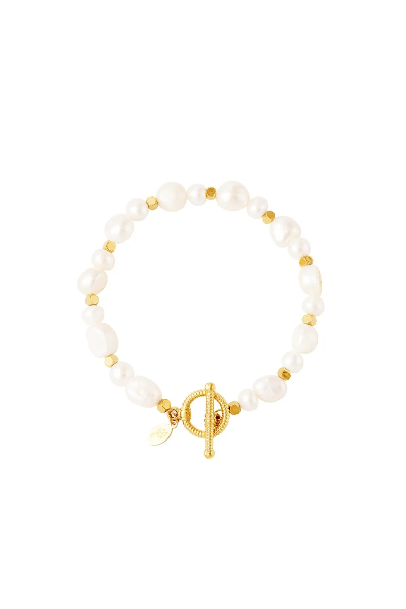 Kralenarmband Dames – RVS – Goud & Zilver