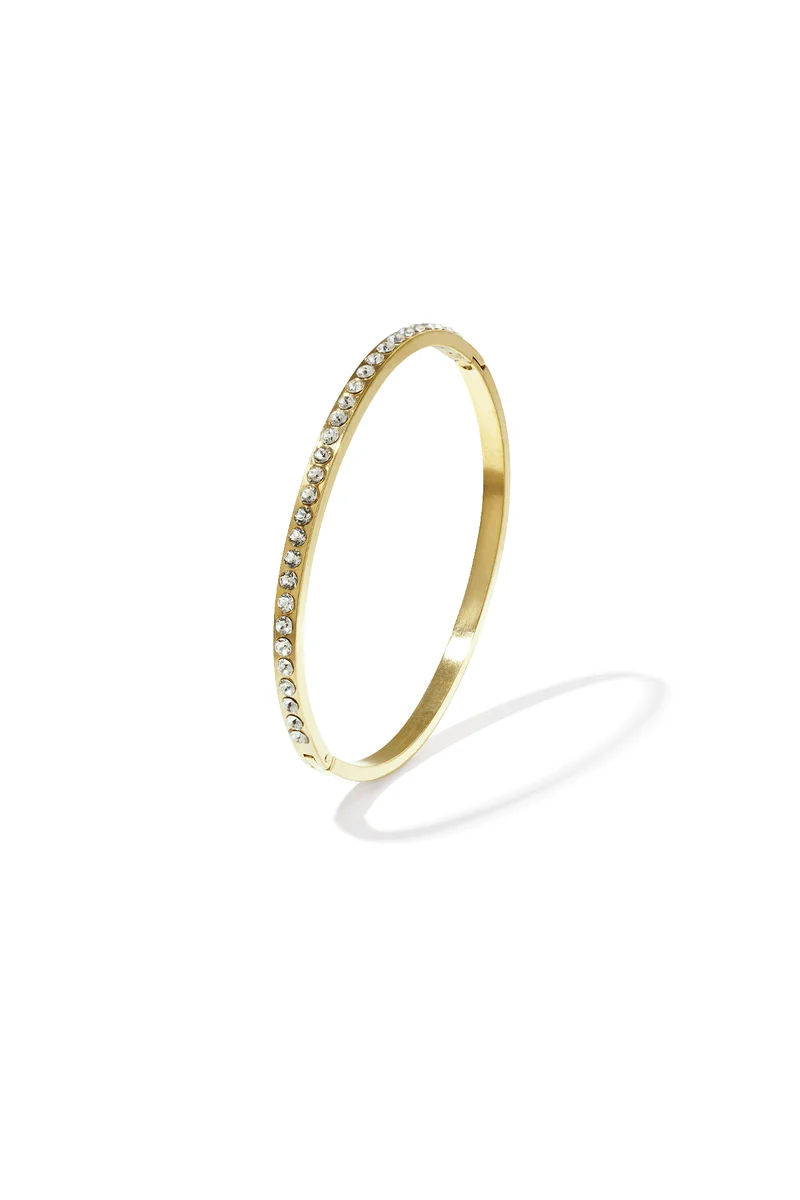 Armband met Strass Dames – RVS – Minimalistisch