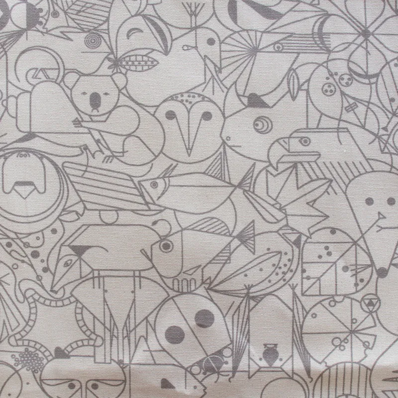Charley Harper End Papers Organic Canvas