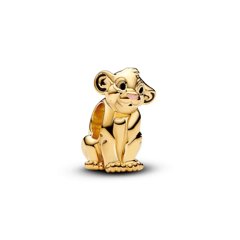 Pandora Disney's Simba 14 Karat Gold Plated Charm 763376C01