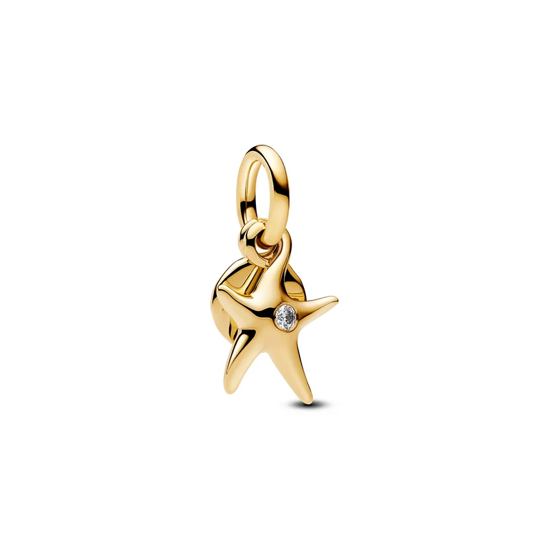 Pandora Moments Gold Plated Zeester Dubbele Bedel 763892C01