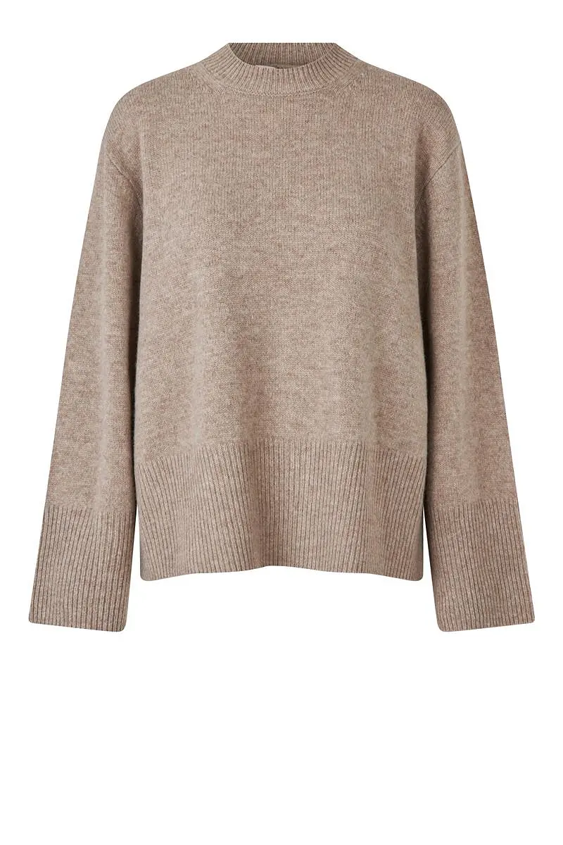 ALPHA KNIT o-neck