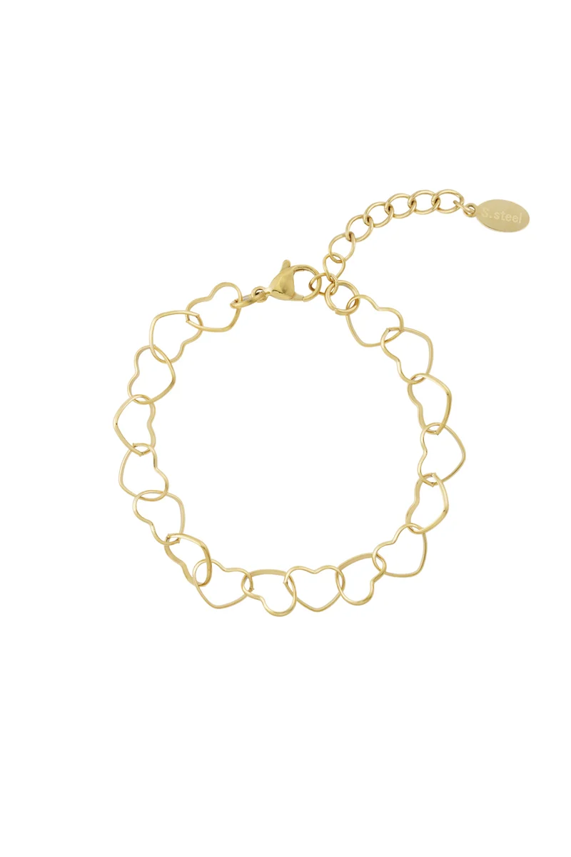 Hart Armband Dames – 304 RVS – Goud & Zilver – Minimalistisch