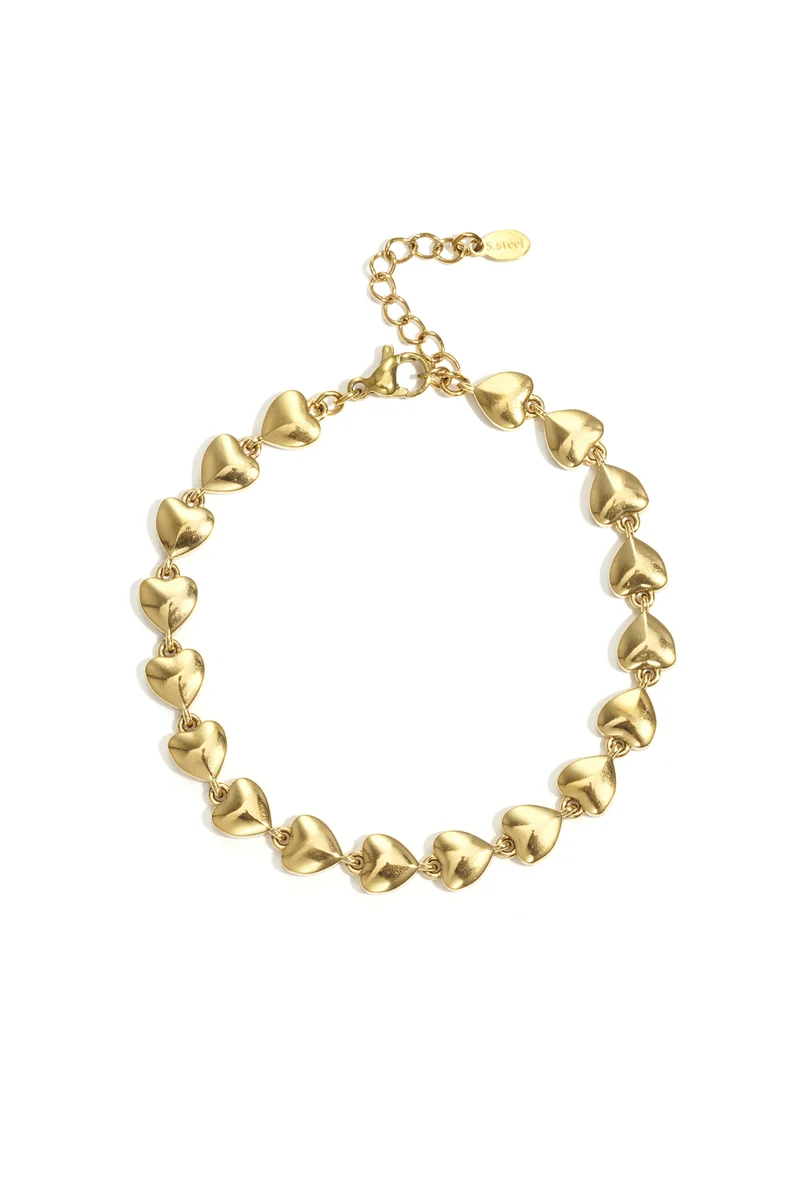 Hart Armband Dames – RVS – Goud & Zilver – Minimalistisch