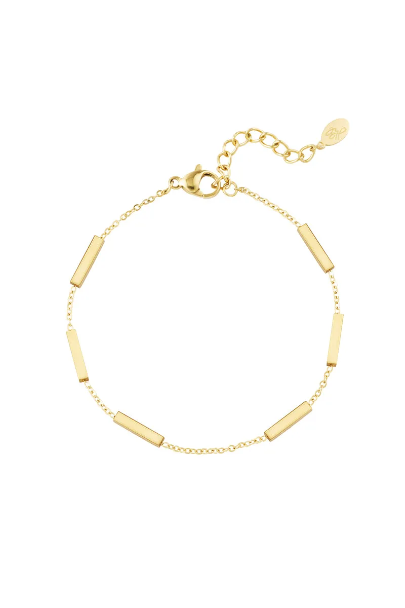 Bedelarmband Dames – RVS – Goud & Zilver