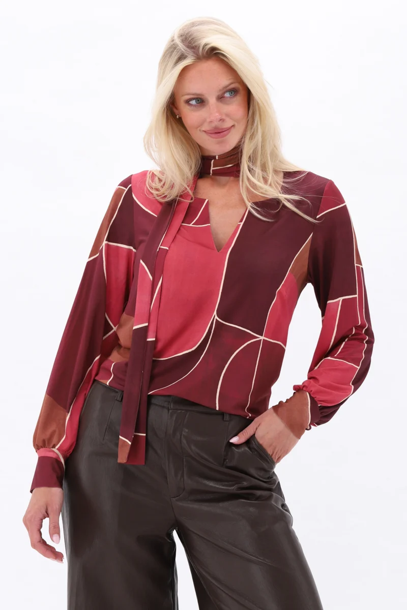 Top Sjaaltje Met Print D307-P165