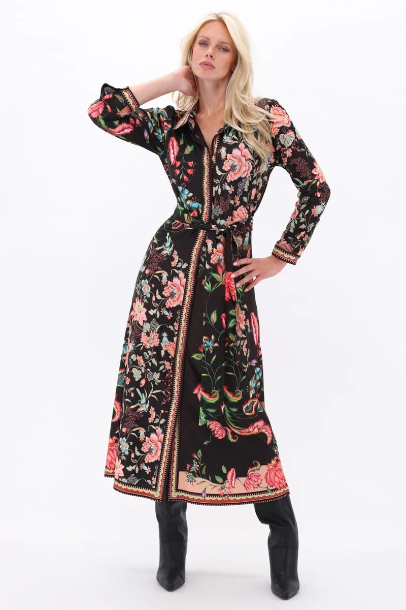 Jurk Maxi Met Bloemenprint D603-P177