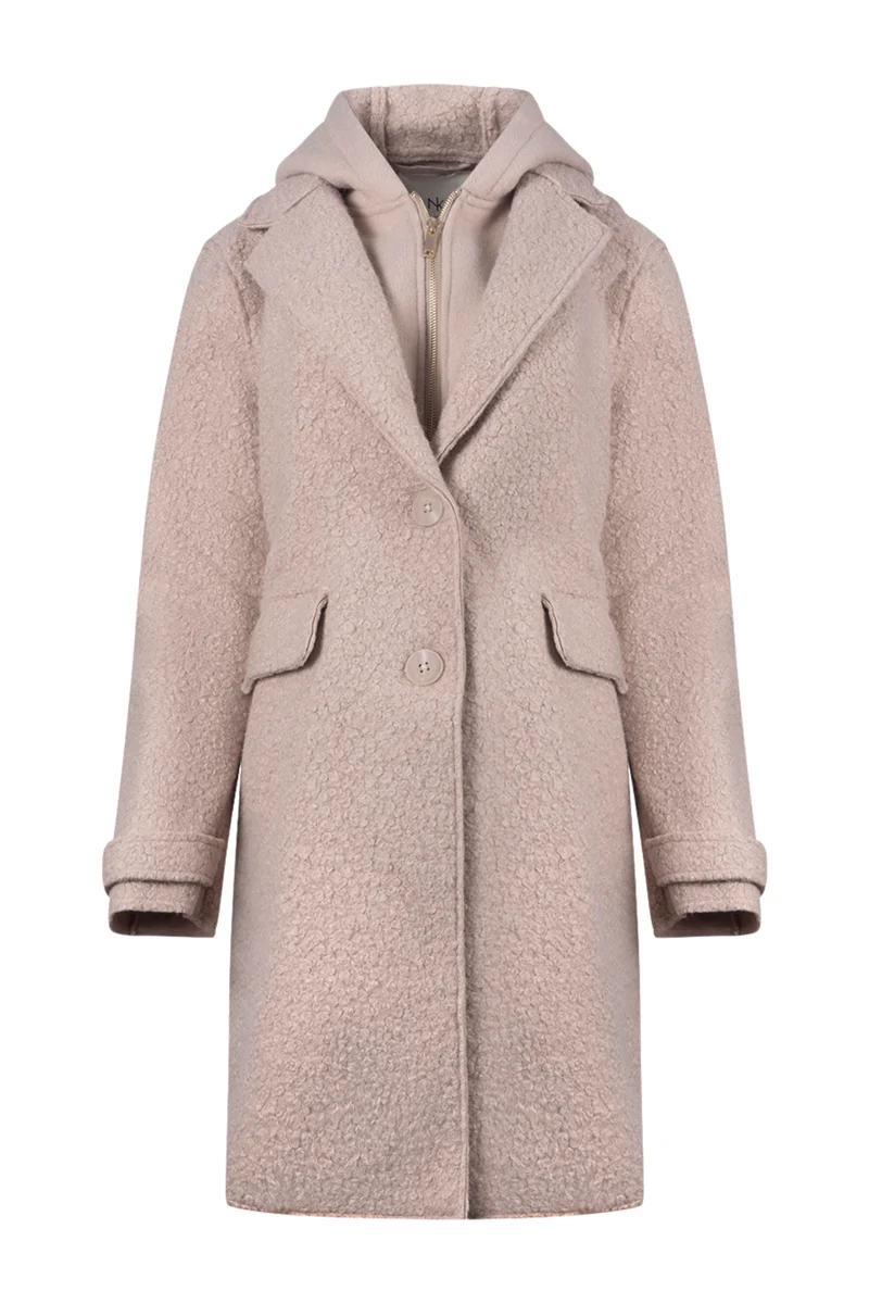 Jacket Mirthe Boucle Sand NKF12009