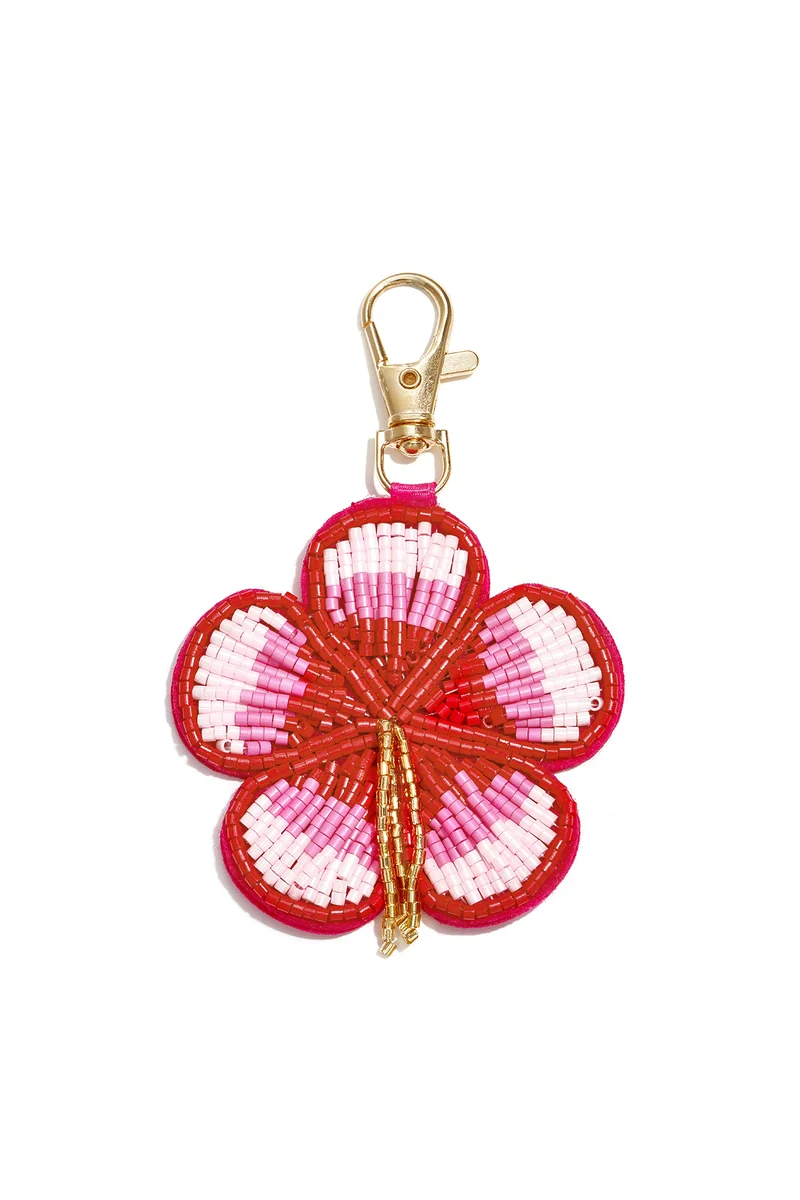 Bloem Tashanger Dames – Glas & Metaal – Roze & Rood