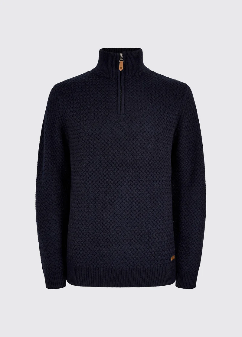 Power Heren Basketweave Trui - Navy
