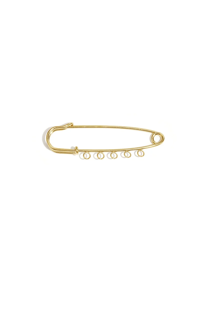 Goudkleurige Speld Dames – RVS – Minimalistisch Design