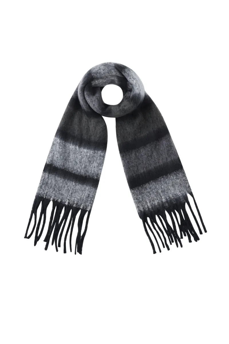 Dames Wintersjaal met Strepen – Polyester – 5 Kleuren