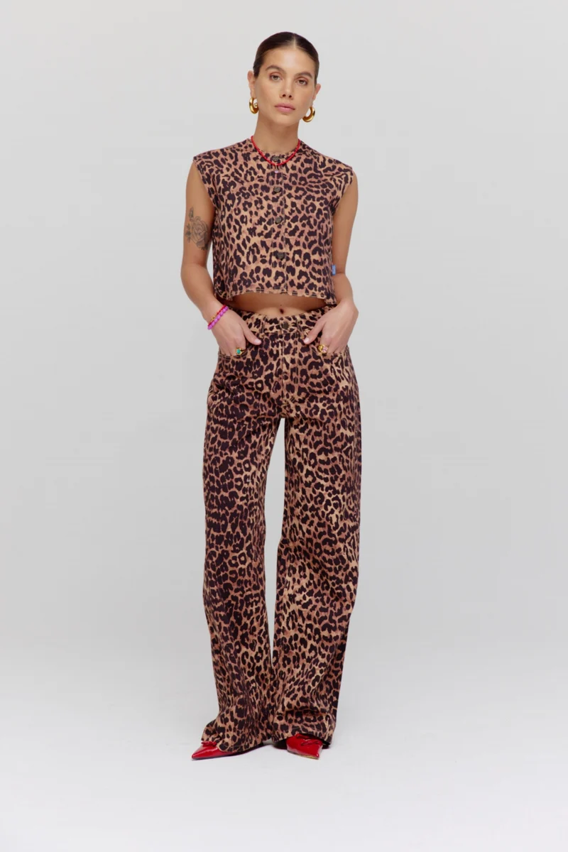 Broek Mayra Lexie Leopard HS25R101