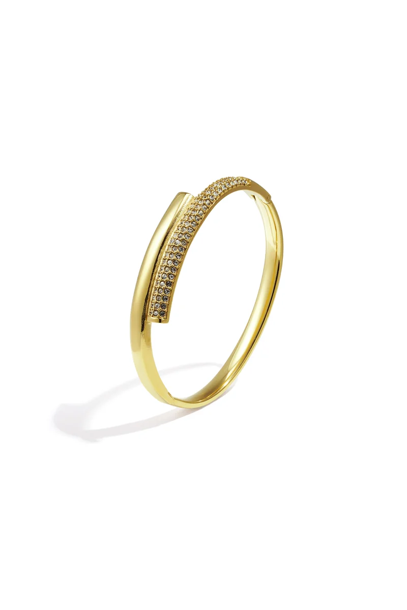 Armband met Strass Dames – RVS – Goud, Zilver & Tweekleurig