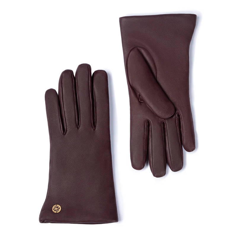 Isabel Bernard Isabel Bernard Honoré Eleanor bordeaux leren handschoenen van geitenleer IB67000-352-7.5