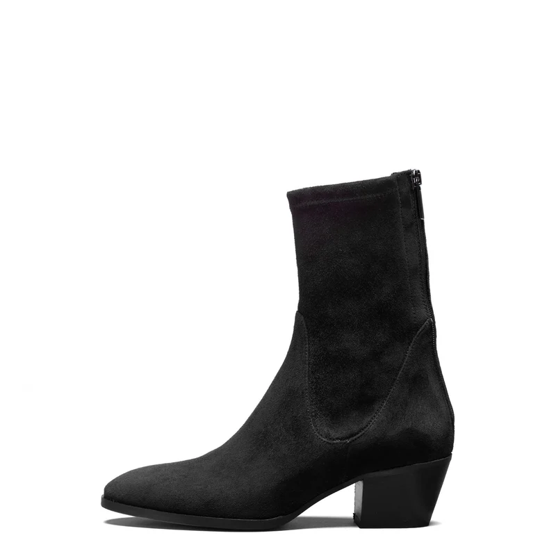 Isabel Bernard Vendôme Ines Zwarte stretch Suède Laars IB53013-101-37