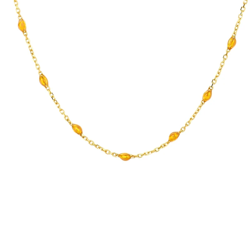 Blush 14 Karat Golden Necklace 3162YRC
