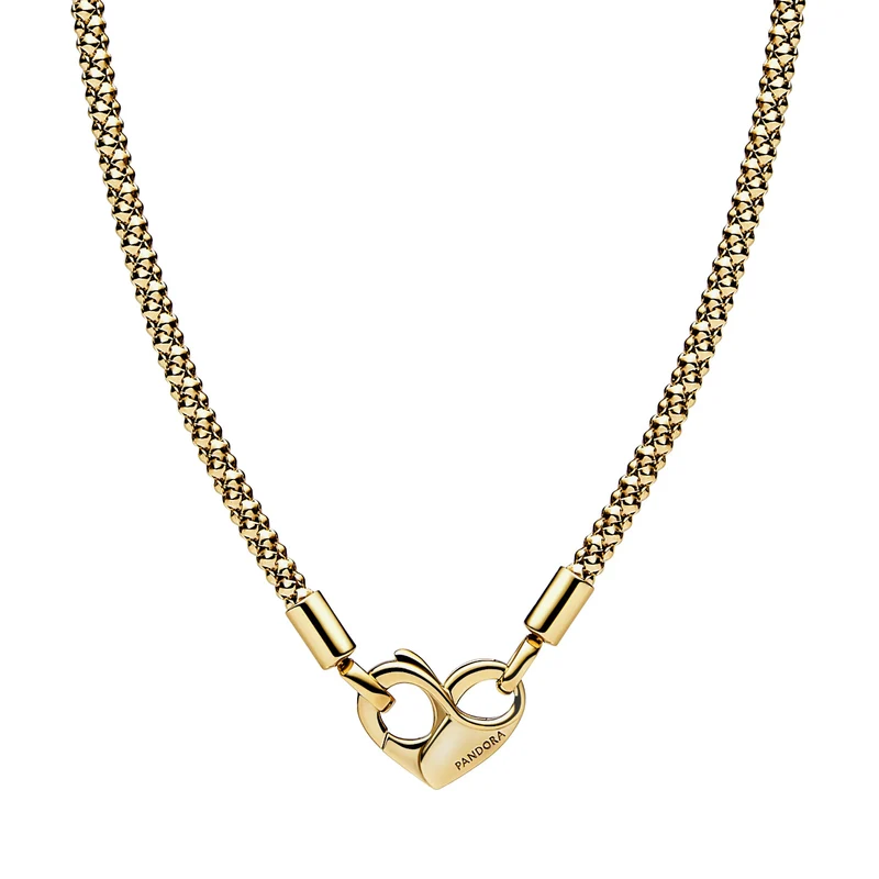Pandora Moments Necklace 362451C00-45with14 Carat Gold Plating