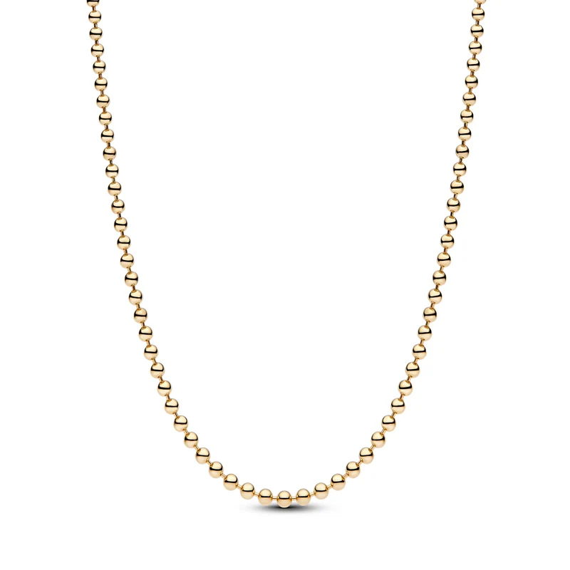 Pandora Moments Gold Plated Bead Necklace 364354C00-50