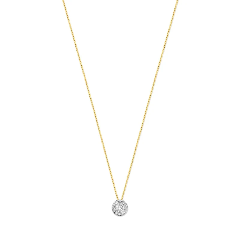 Isabel Bernard De la Paix Viviane 14 karat gold necklace with diamond IBD350031