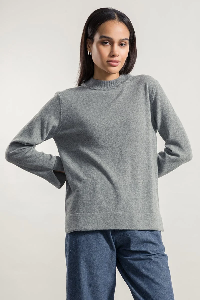 Maglia Collo Lupetto Donna Cashmere Rigenerato Isotta