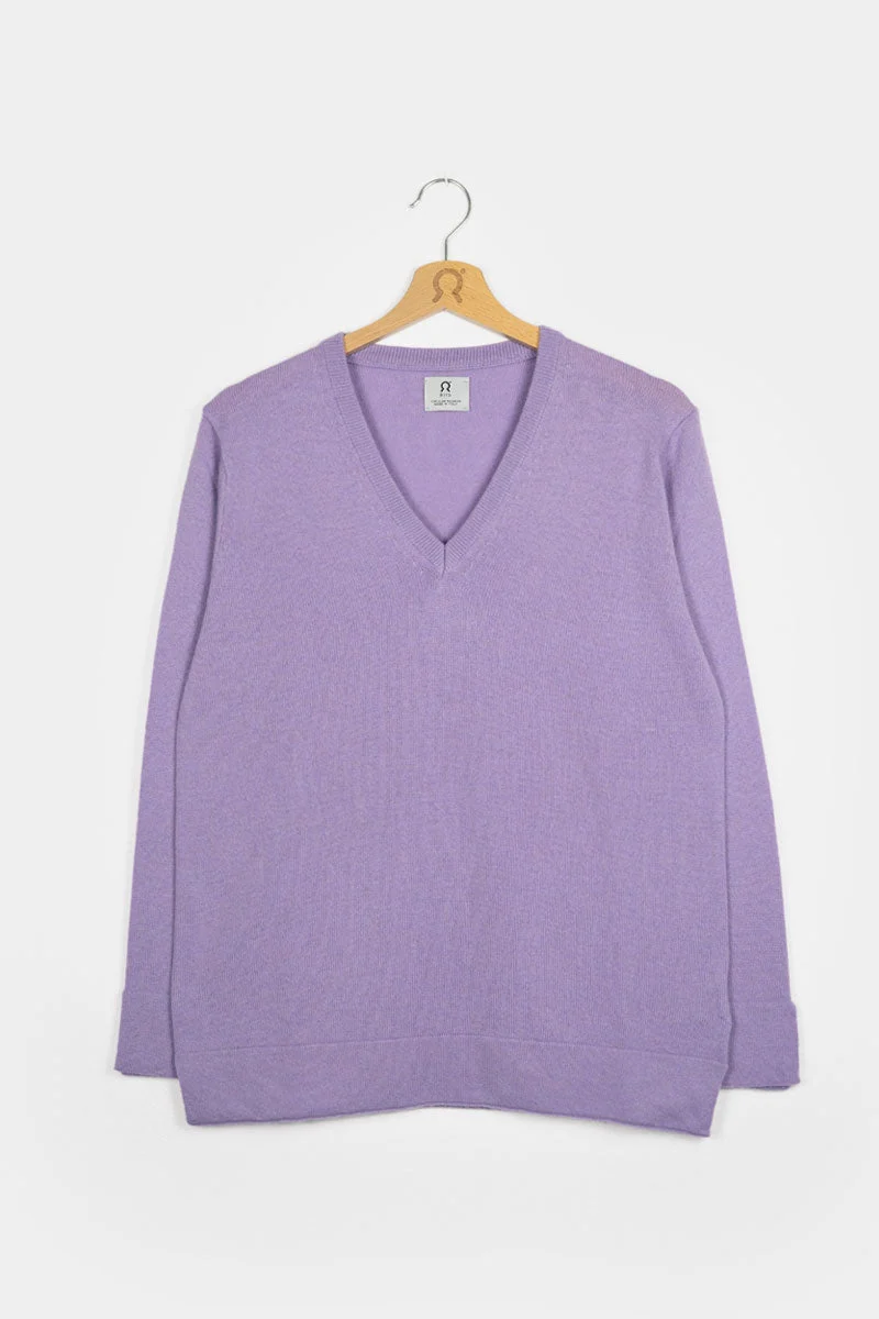Maglia Scollo a V Donna Cashmere Rigenerato Agnese