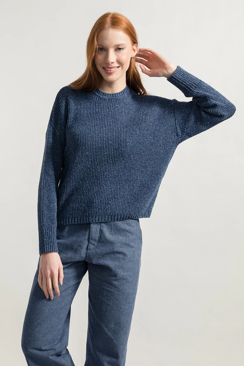Maglia Donna Cotone Jeans Rigenerato Daria