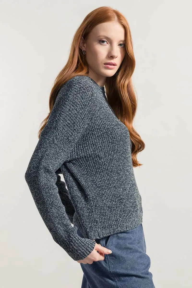 Maglia Donna Cotone Jeans Rigenerato Daria
