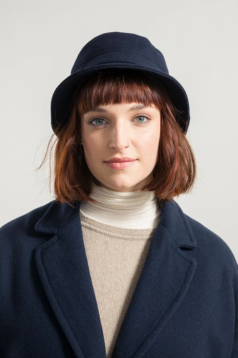 Cappello Bucket Panno Lana Rigenerata Jules