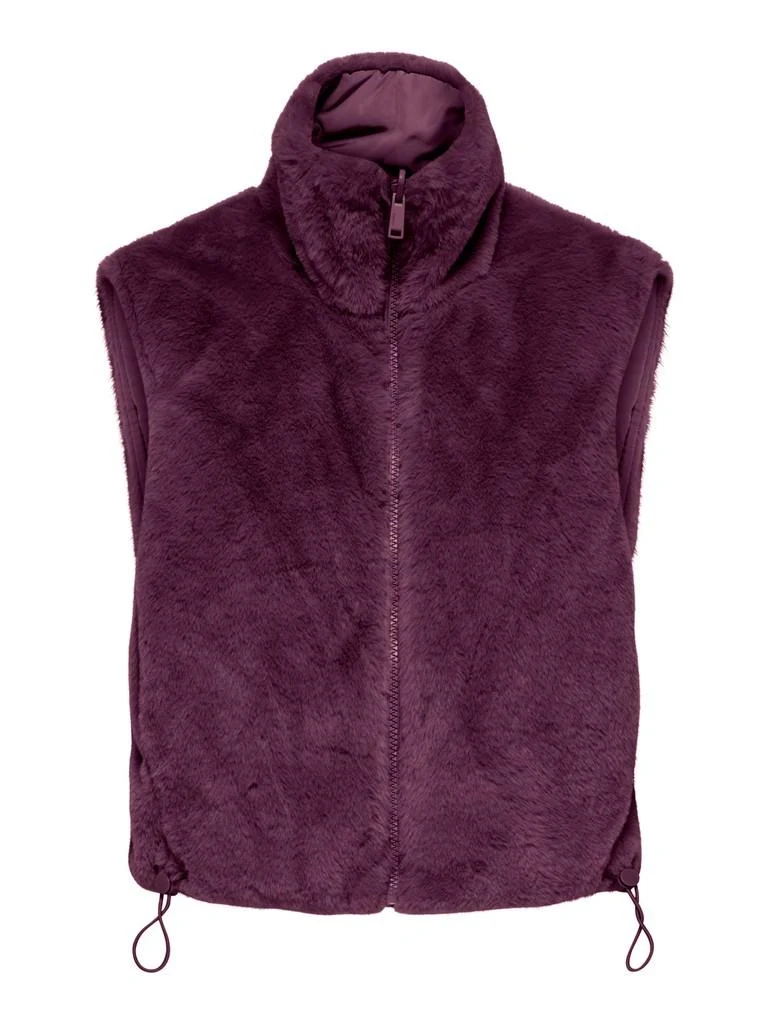 ONLDANA FAUX FUR REV.WAISTCOA