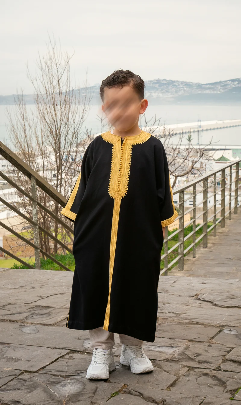 Qandora Al-Amir Boys - Black I Gold
