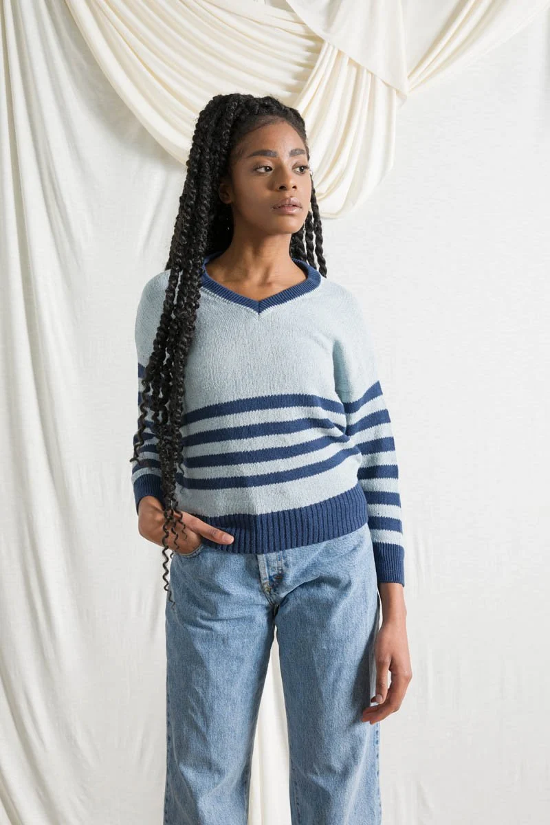 Maglia Donna Cotone Jeans rigenerato Brigitte