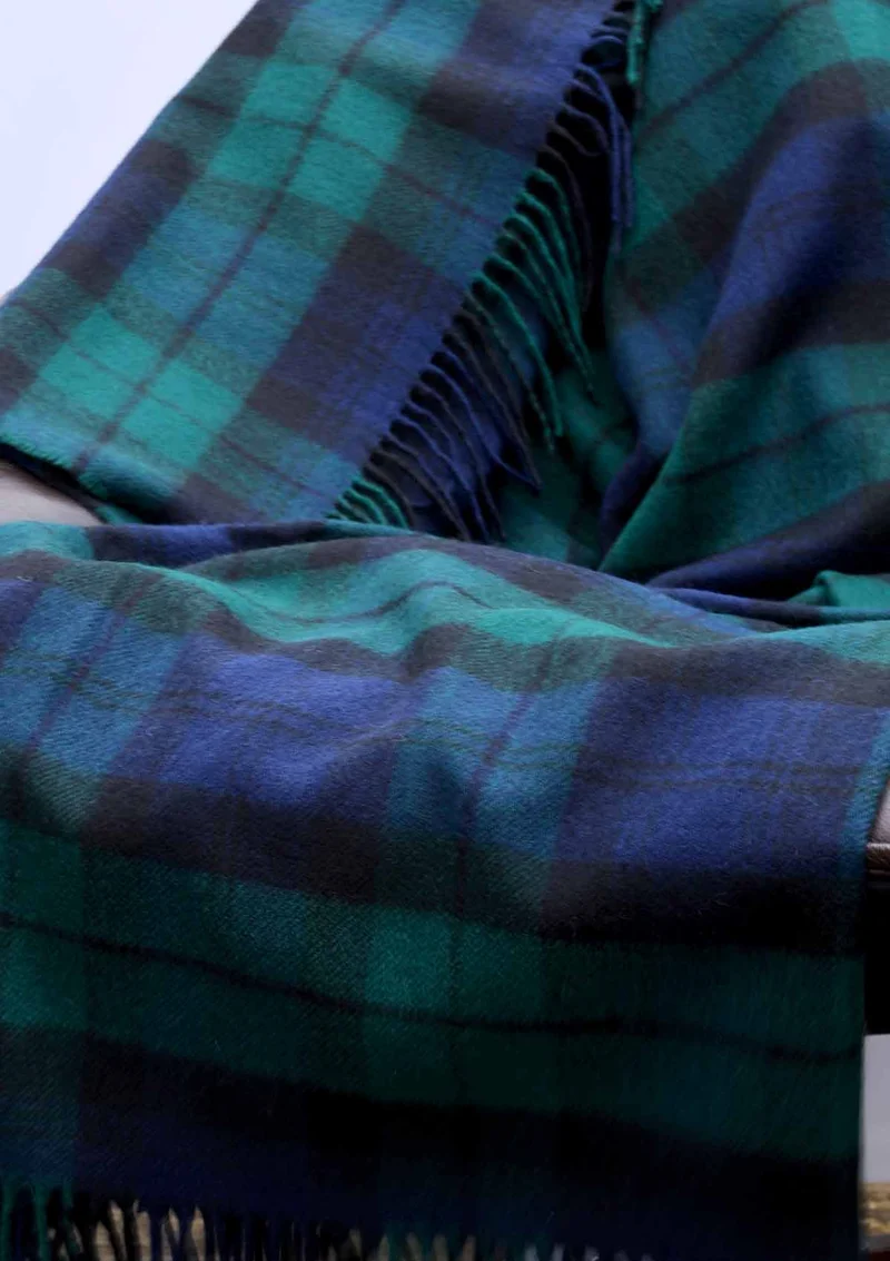 Lochcarron Wolldecke Schottenkaro Blackwatch