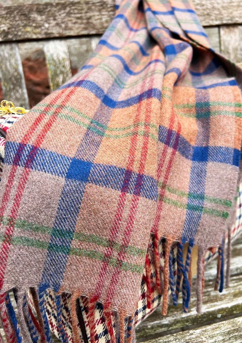 Kuuhi Kaschmir Tücher Beige und Bunt