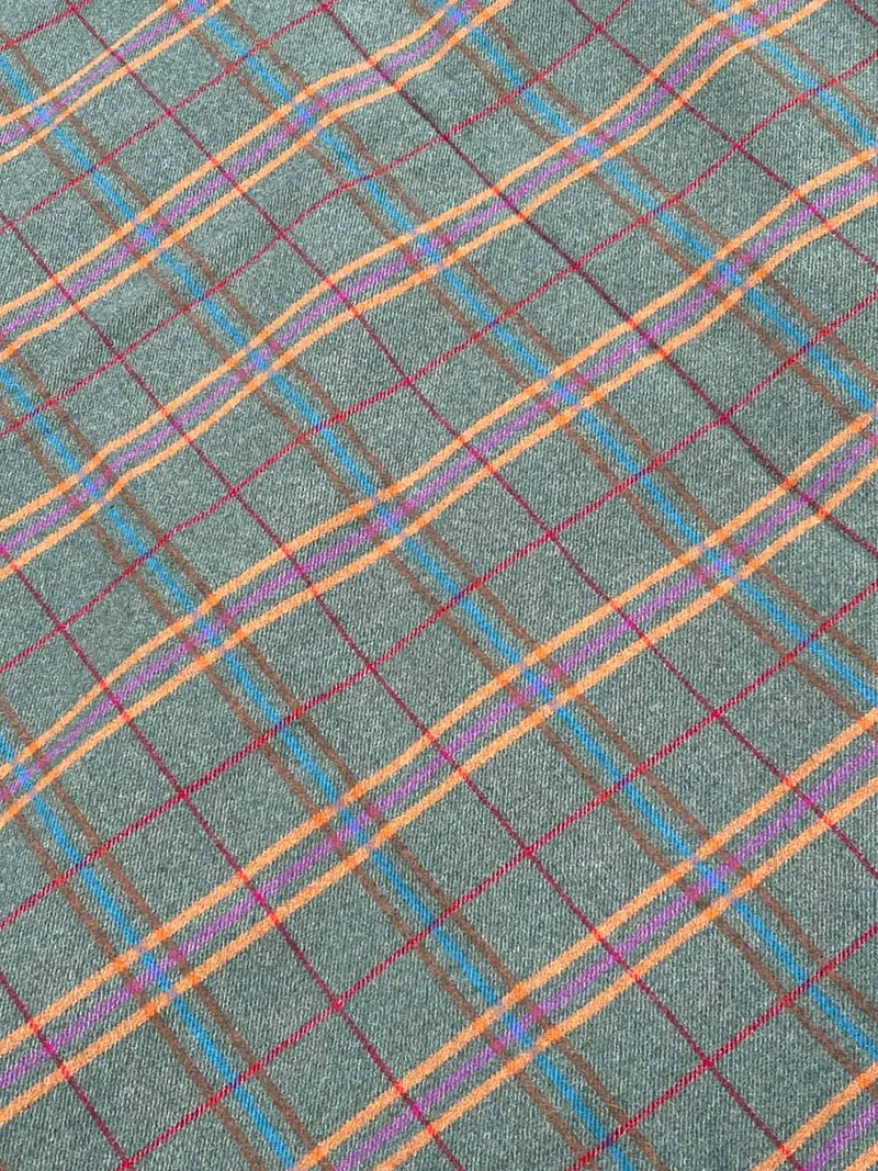 Kuuhi Schottische Tartan Picknickdecke Ailsa Craig | Lammwolle · Wasserdicht · 2 Größen