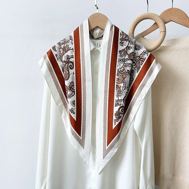 Groothandel Paisley Bloemen Bohemian Hoogwaardige Driehoekige Sjaal