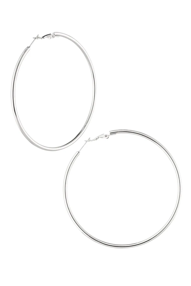 Onregelmatige Cirkel Oorbellen Dames – RVS – Goud & Zilver