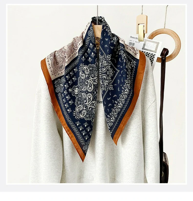 Groothandel Cashew Sjaal Dubbele Gezicht Bandana Etnische stijl